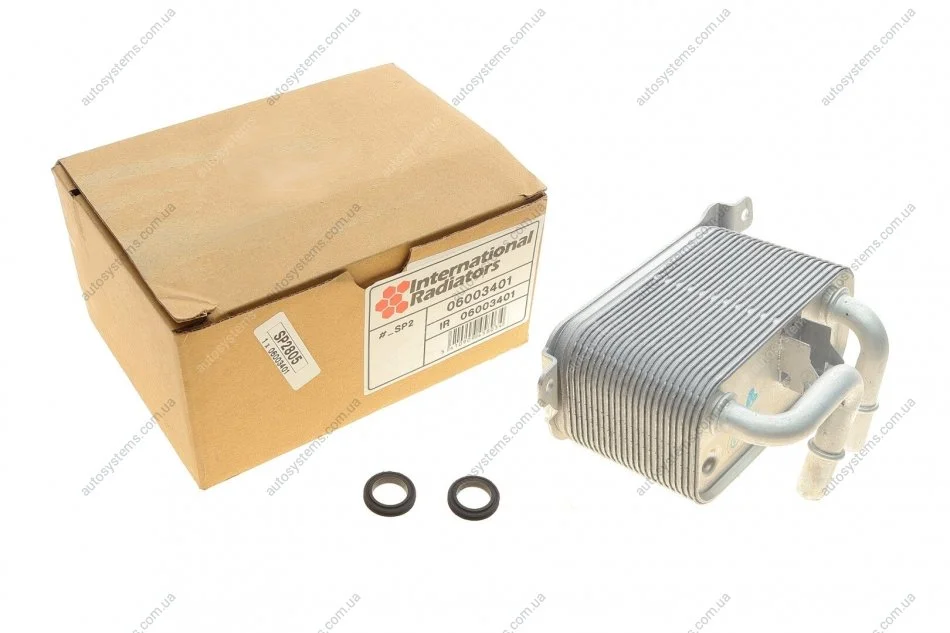 Радіатор масляний АКПП BMW 5 (E60)/7 (E65/E66/E67) 04-09 N43/N52/N53/N62 (теплообмінник) Van Wezel 06003401 (фото 1)