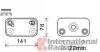 Радіатор масляний АКПП BMW X5 3.0d-4.6i 00-06 (теплообмінник) M54/M57/M62/N62 Van Wezel 06003406 (фото 2)
