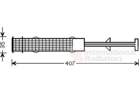 Осушитель кондиционера Van Wezel 0600D270