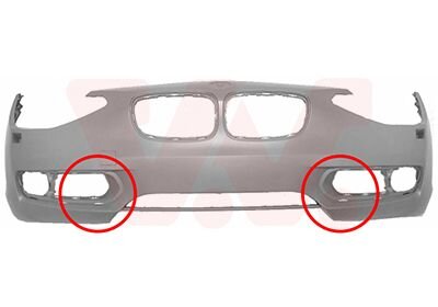 Бампер передний Van Wezel 0633578