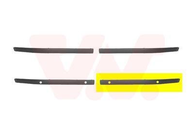 Накладка бампера переднего левая Van Wezel 0637585