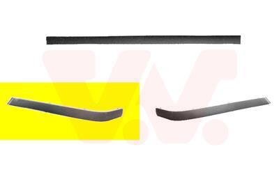 Накладка бампера заднего левая Van Wezel 0640553