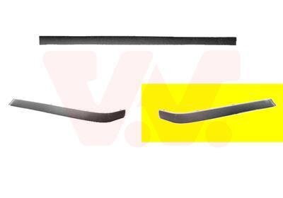 Накладка бампера заднего правая Van Wezel 0640554