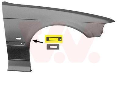 Крыло переднее правое Van Wezel 0640656