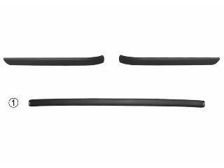 Накладка бампера заднего правая Van Wezel 0646554