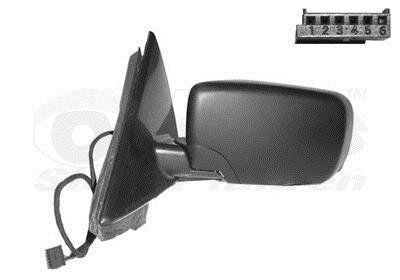 Зеркало наружное заднего вида левое Van Wezel 0648807