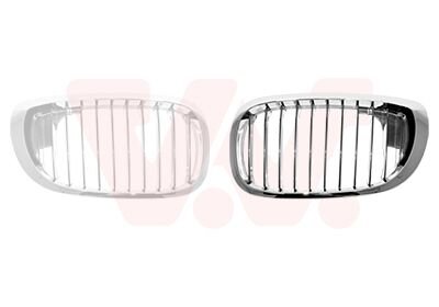 Решетка радиатора левая Van Wezel 0653515