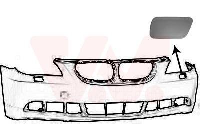 Накладка бампера переднего левая Van Wezel 0655487