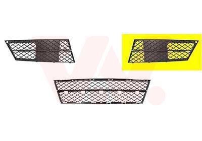 Решетка бампера переднего (заглушка) левая Van Wezel 0661591