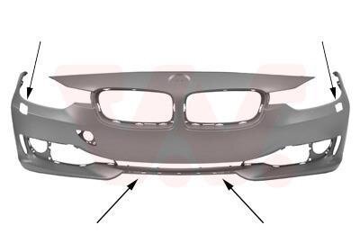 Бампер передний Van Wezel 0670474