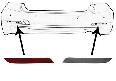 Отражатель света задний левый Van Wezel 0670939