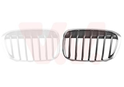 Решетка радиатора левая Van Wezel 0684511