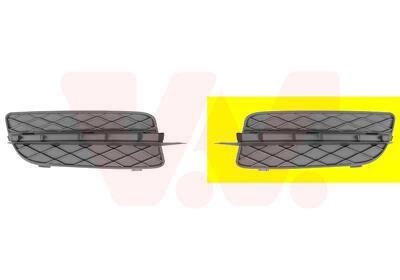 Решетка бампера переднего (заглушка) правая Van Wezel 0687592