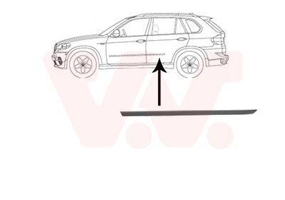 Накладка двери задней левой Van Wezel 0689425