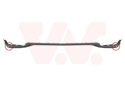 Спойлер бампера переднего Van Wezel 0690501