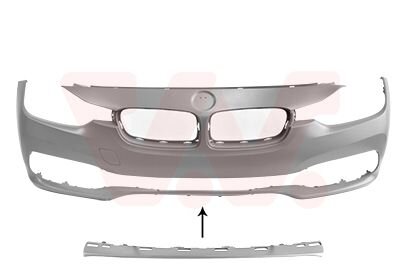 Бампер передний Van Wezel 0693576