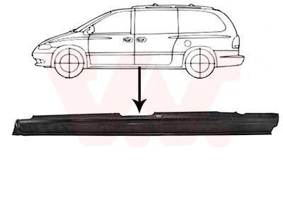 Порог левый Van Wezel 0732103