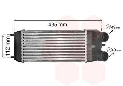 Интеркулер Van Wezel 09004252