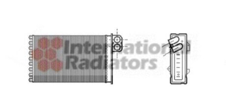 Радиатор отопителя салона Van Wezel 09006191