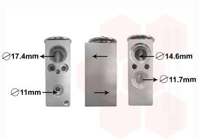 Клапан расширительный кондиционера Van Wezel 09011201
