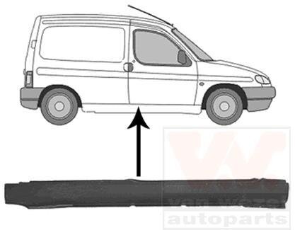 Порог правый Van Wezel 0903102