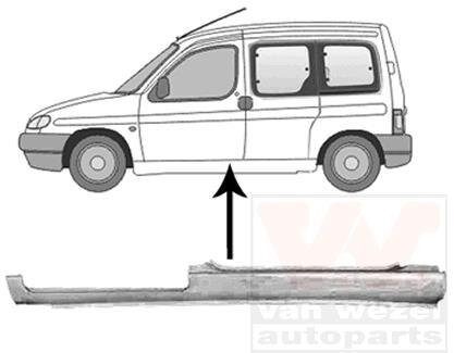 Порог левый Van Wezel 0903103
