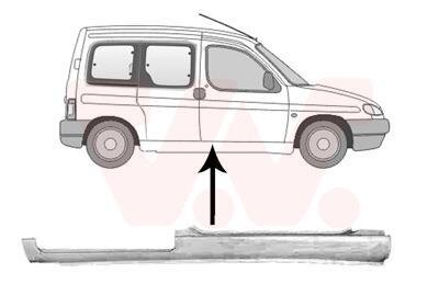 Порог правый Van Wezel 0903104