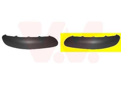 Накладка бампера переднего правая Van Wezel 0925584