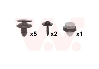 Комплект монтажный крыла Van Wezel 0929796