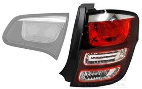 Фонарь задний внешний правый Van Wezel 0934932