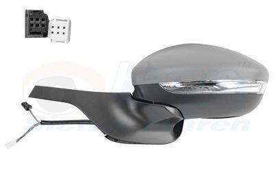 Зеркало наружное заднего вида левое Van Wezel 0937817