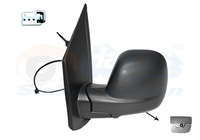 Зеркало наружное заднего вида левое Van Wezel 0944803