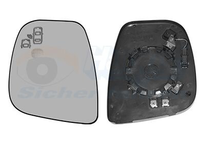 Зеркальный элемент левый Van Wezel 0944835