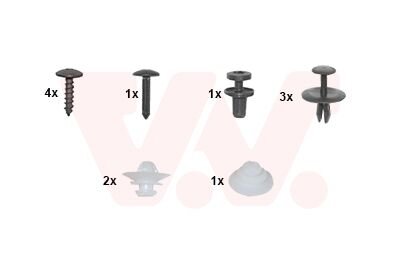 Комплект монтажный крыла Van Wezel 0969796