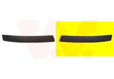 Накладка бампера переднего левая Van Wezel 0970581