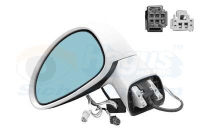 Зеркало наружное заднего вида левое Van Wezel 0970807 (фото 1)