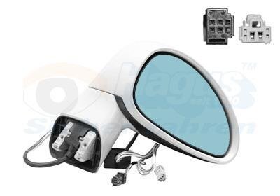 Зеркало наружное заднего вида правое Van Wezel 0970808