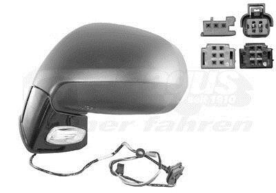 Зеркало наружное заднего вида левое Van Wezel 0972817