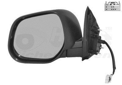 Зеркало наружное заднего вида левое Van Wezel 0990817