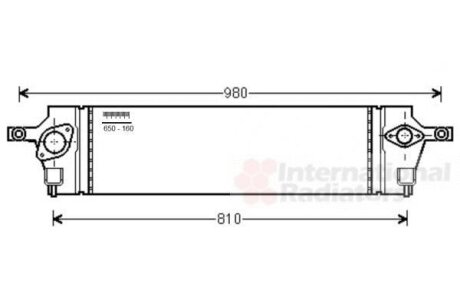 Интеркулер Van Wezel 13004350