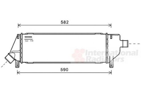 Интеркулер Van Wezel 13004360