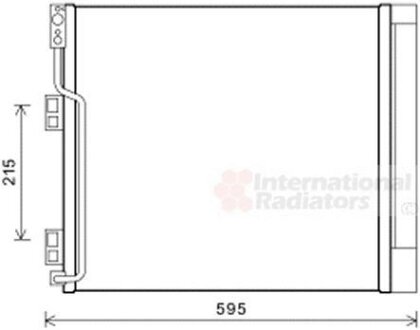 Радиатор кондиционера (Конденсатор) Van Wezel 13005355