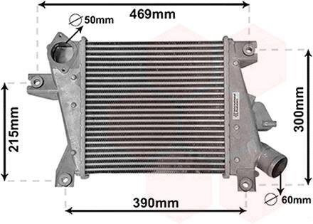 Интеркулер Van Wezel 13014700