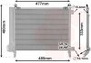 Радиатор кондиционера (Конденсатор) Van Wezel 13015704 (фото 1)