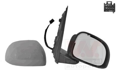 Зеркало наружное заднего вида правое Van Wezel 1607808