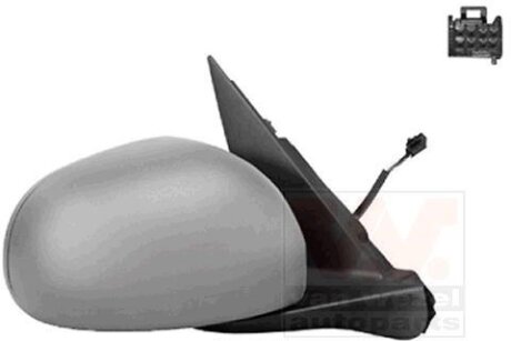 Зеркало наружное заднего вида правое Van Wezel 1609808