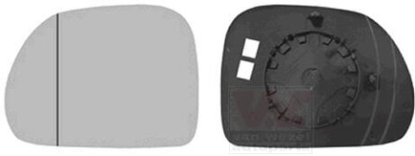 Зеркальный элемент левый Van Wezel 1609831 (фото 1)