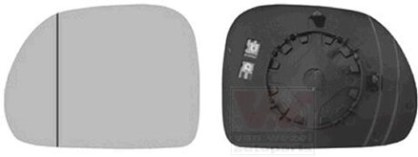 Зеркальный элемент левый Van Wezel 1609837 (фото 1)