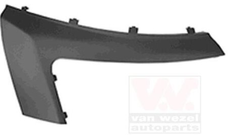 Накладка бампера переднего правая Van Wezel 1612582