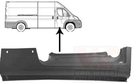 Порог правый Van Wezel 1651102